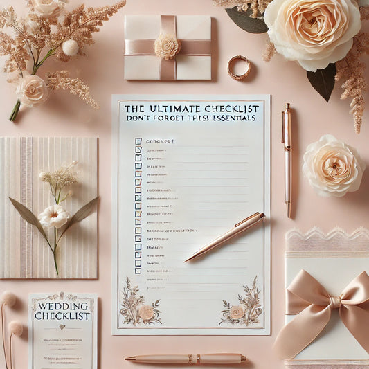 The Ultimate Wedding Checklist: Don’t Forget These Essentials