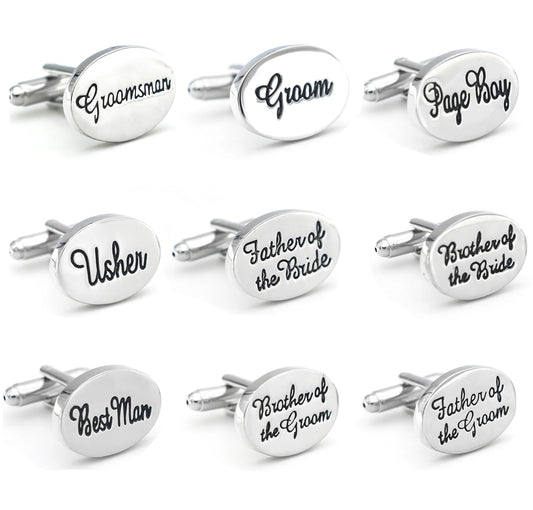 Dashing Wedding Party Cufflinks – Built for the Big Day