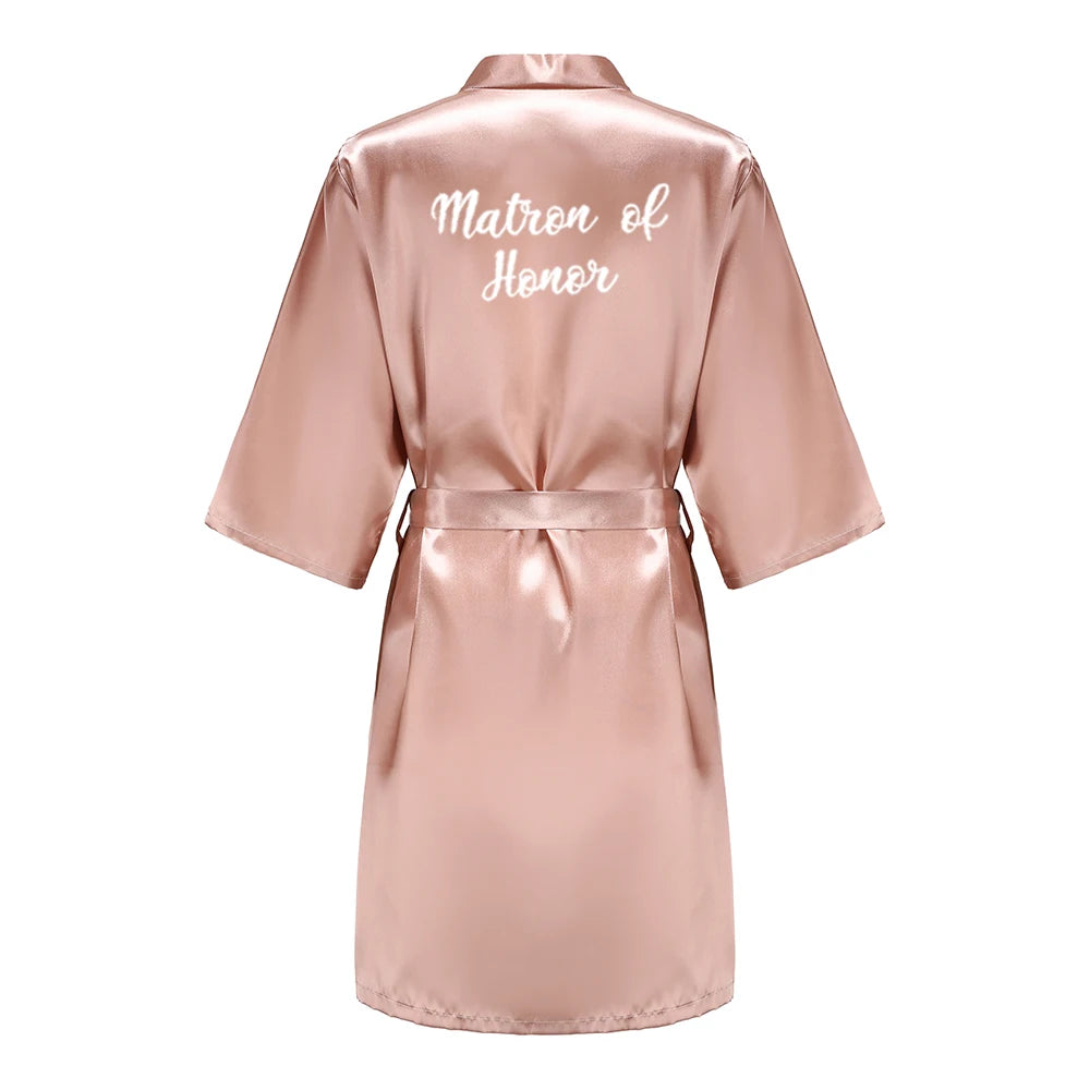 Picture-Perfect Satin Bridal Party Robes - Pink - As Seen on Instagram!