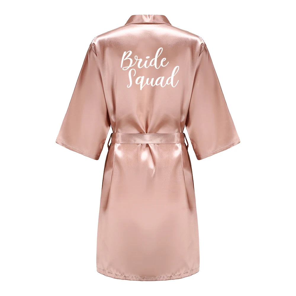 Picture-Perfect Satin Bridal Party Robes - Pink - As Seen on Instagram!