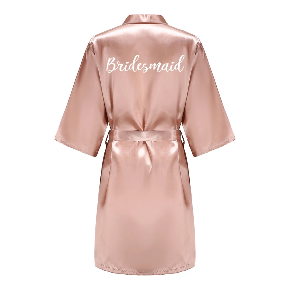 Picture-Perfect Satin Bridal Party Robes - Pink - As Seen on Instagram!