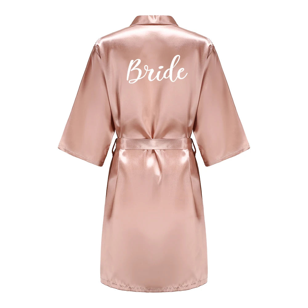 Picture-Perfect Satin Bridal Party Robes - Pink - As Seen on Instagram!